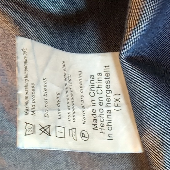 Coofandy Men's Blue Denim/Plaid Long sleeve Button down Shirt, Size L. - Picture 10 of 10